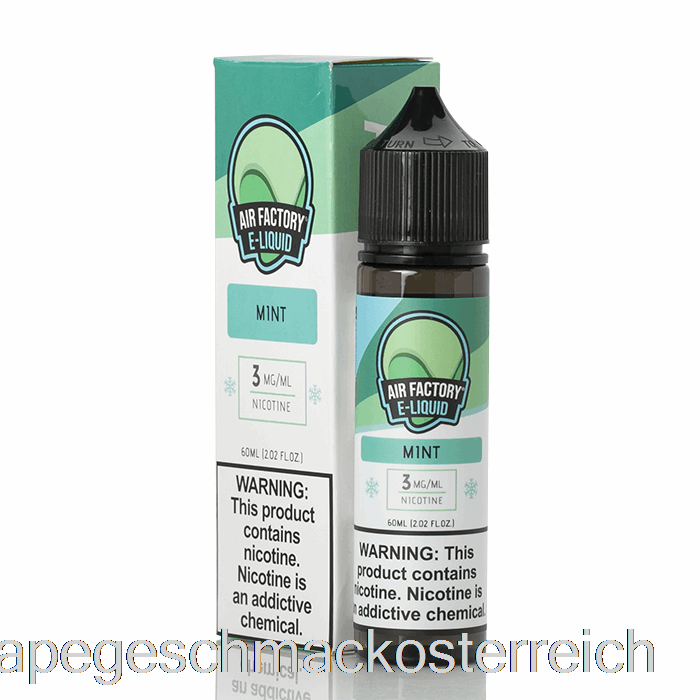 Minze – Air Factory E-Liquid – 60 Ml, 3 Mg Vape-Geschmack
